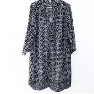 Tacera Women’s Patterned Dress Size XL